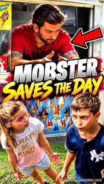 These kids were SAVED by a Mobster 😱#Parenting #Viral #Educational #Safety