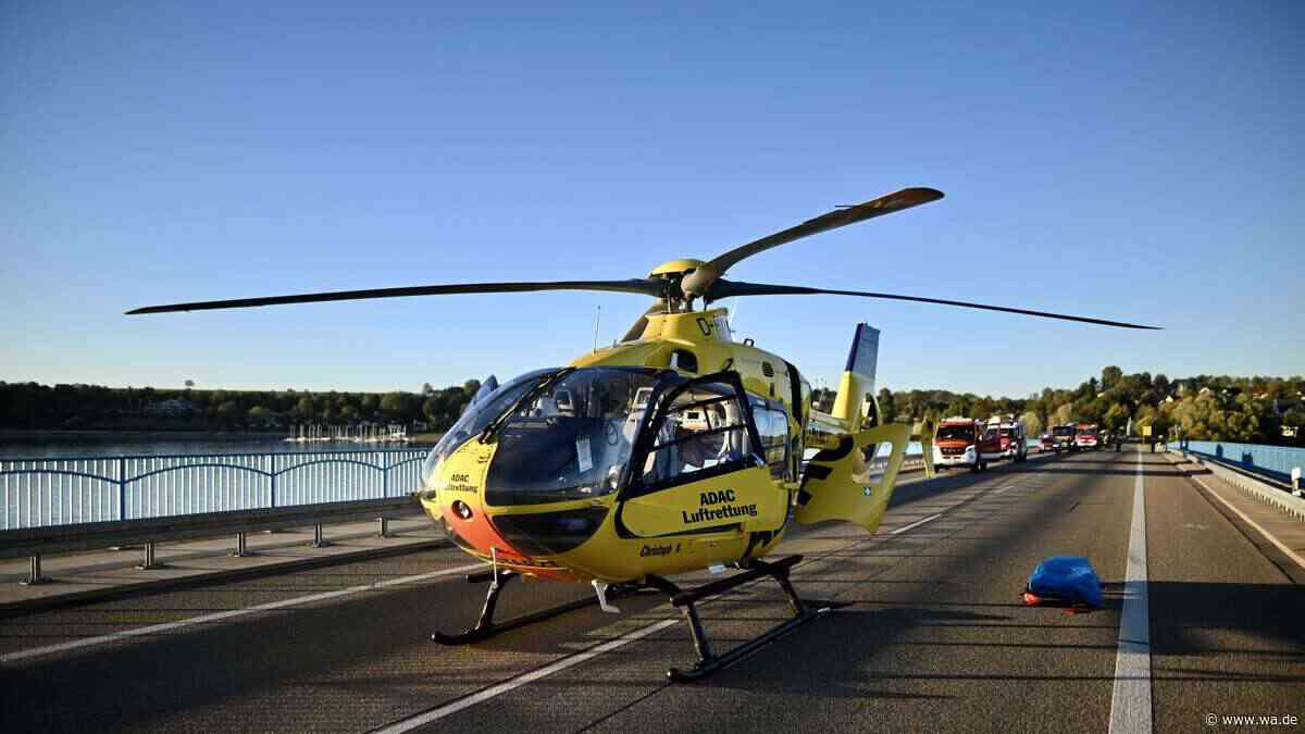 Schwerer Unfall am Möhnesee: Motorradfahrer aus Hamm überschlägt sich