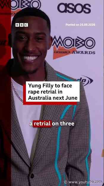 Yung Filly to face rape retrial in Australia next June. #YungFilly #Australia #BBCNews