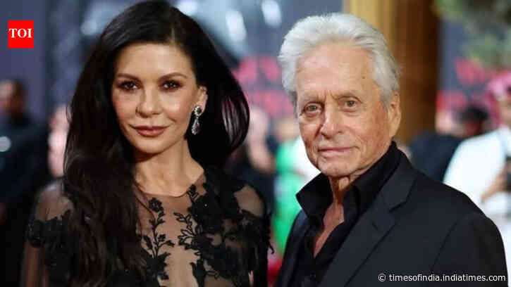 Michael Douglas says he never fell in love with co-star until he saw his wife Catherine