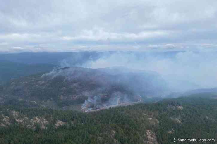 Overnight rain holds Mount Jack wildfire near Sooke at 276 hectares