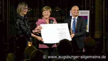 „Brücken statt Mauern gebaut“: Angela Merkel in Augsburg mit Elisabethpreis geehrt