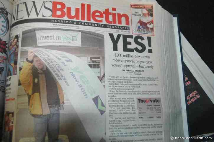 Headline history: Referendum on conference centre barely passed