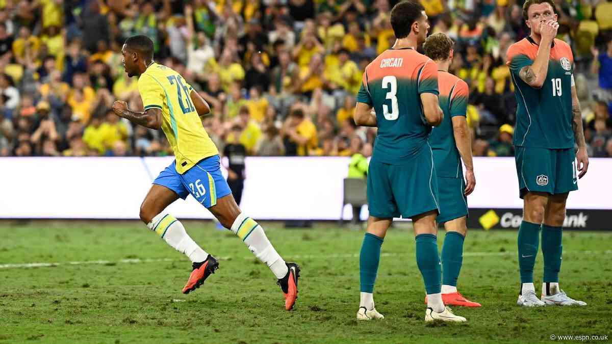 Ancelotti unhappy with pitch after Brazil draw in Australia