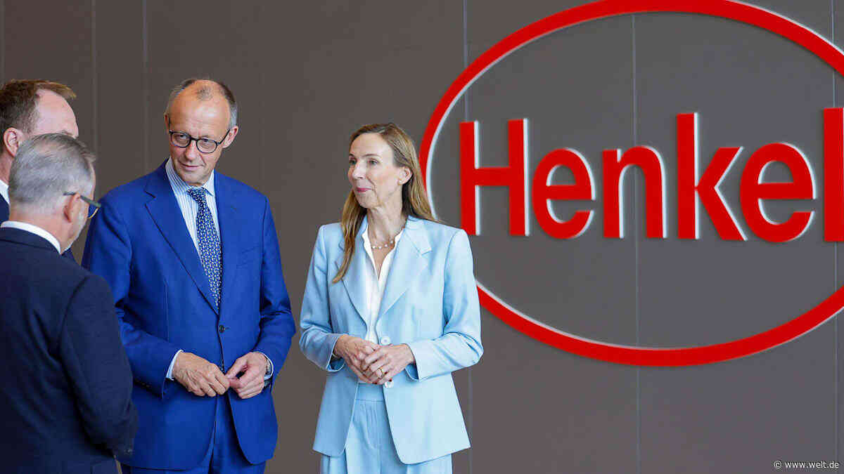 „Fühle mich bis heute dieser Industrie besonders verbunden“, sagt Merz auf der Henkel-Jubiläumsfeier
