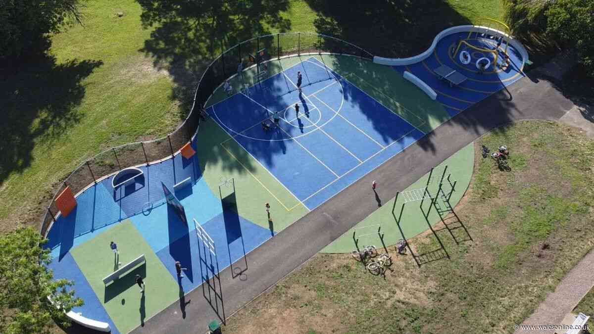 Cardiff park's new games area vandalised days after it opened