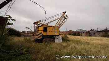 Stalled Vauxhall development on former school site covered in rusty construction vehicles