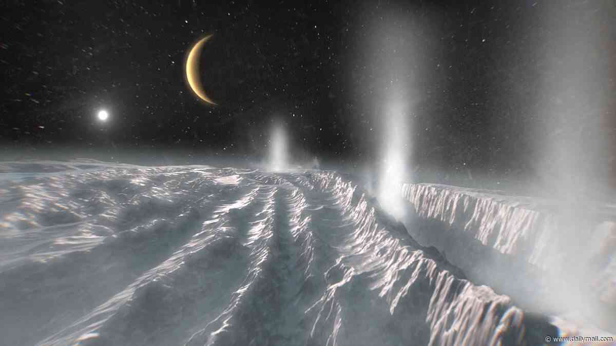 Saturn's moon could harbour ALIEN life: Scientists prove micro-organisms can thrive in Enceladus's ocean - suggesting it could be habitable