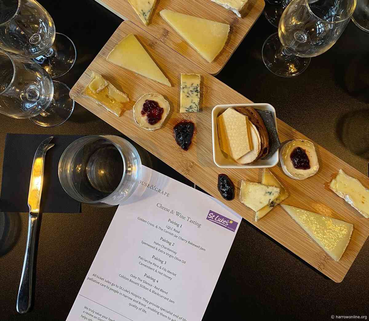 Pinner cheese and wine night raises £1,000 for local charity
