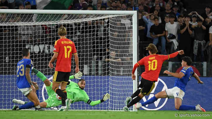 Italy 0-2 Belgium: Mancini return begins with disaster