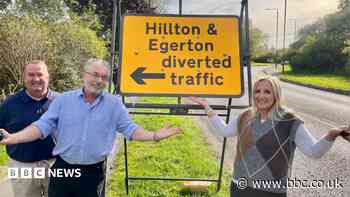 Misspelt diversion signs feature Bolton village and Swiss firm