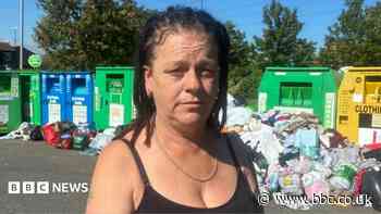 Call to remove clothes banks over 'waste mountain'
