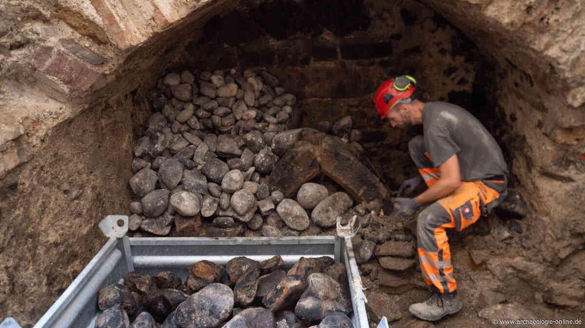 Überraschend gut erhaltene Warmluftheizung des mittelalterlichen Frauenklosters Gnadental ausgegraben