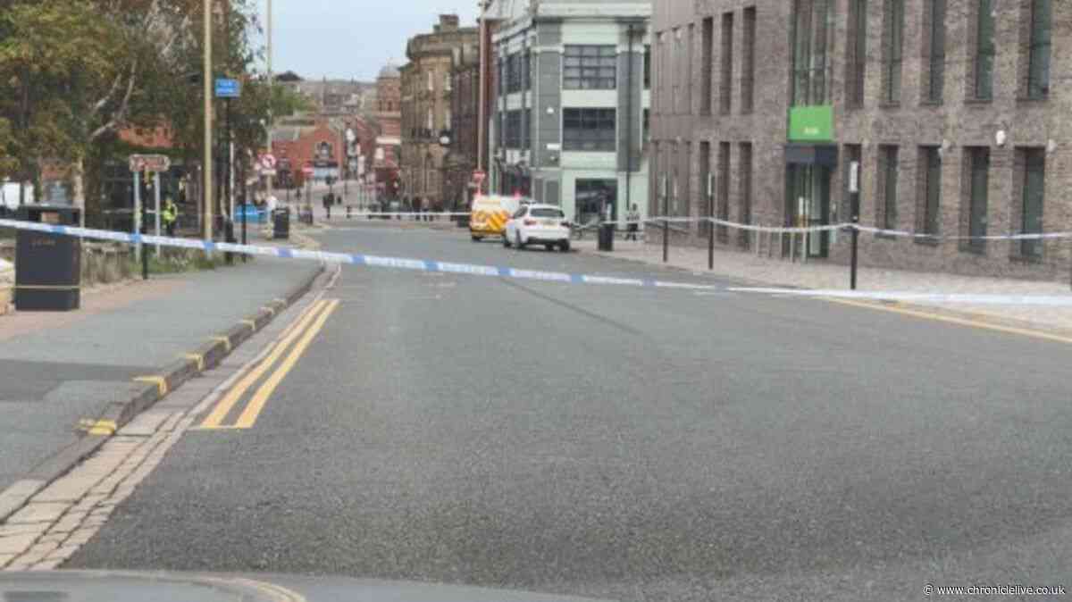 Armed police descend on Tyneside street after man 'threatened with firearm' near Jobcentre