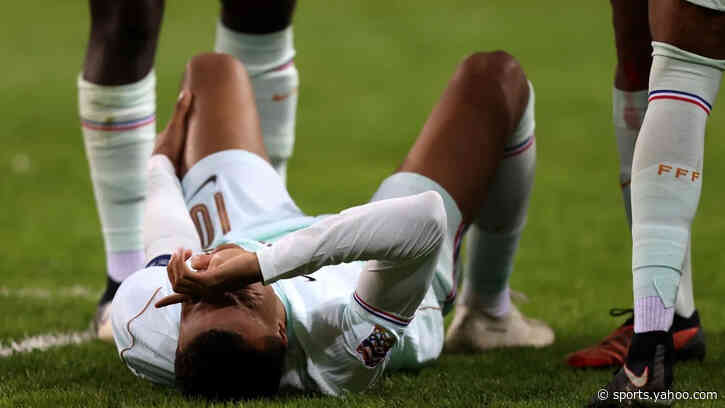 Official | Kylian Mbappé leaves France squad after sustaining left knee tendon injury