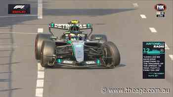 Antonelli crashes out of qualifying