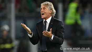 Returning Mancini accepts fans' jeers as Italy beaten by Belgium