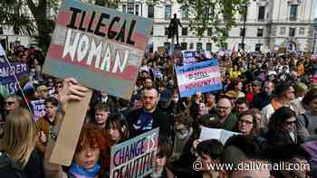 Protesters threaten to detrail Labour women's conference after the party banned trans women from being delegates