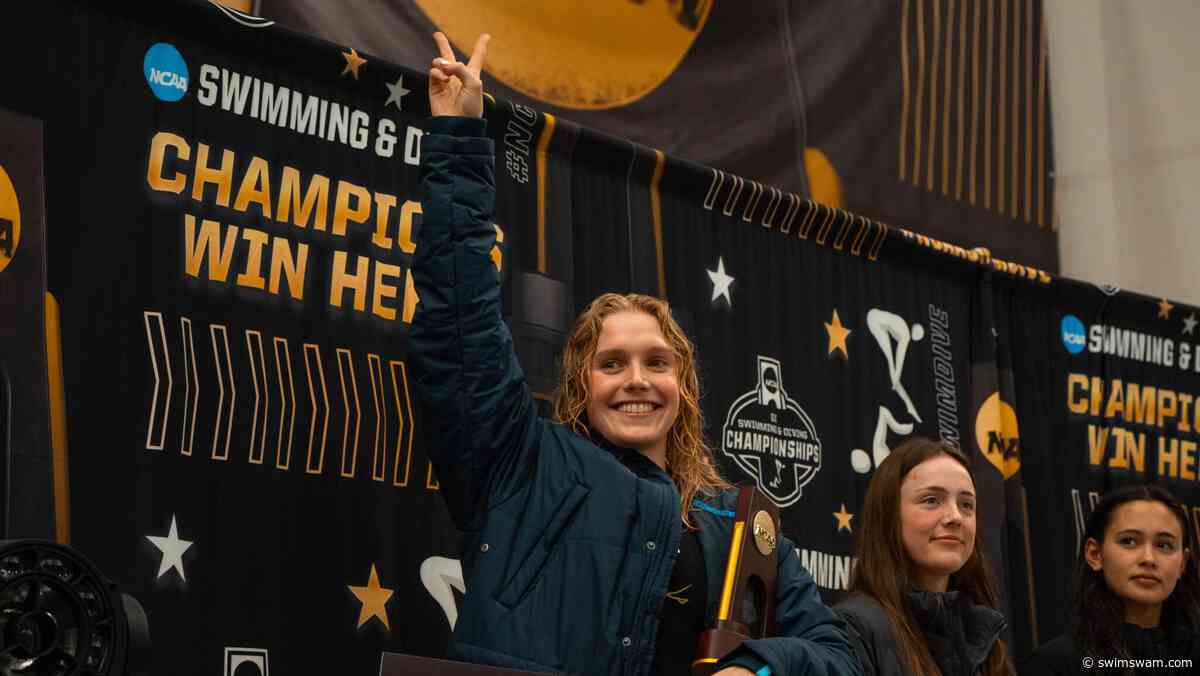 NCAA Record Holder Claire Curzan Blasts 1:46.85 200 Backstroke, #4 Performance All-Time