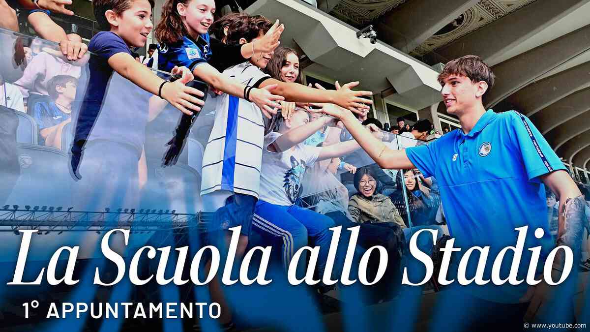 1° appuntamento de "La Scuola allo Stadio" 2026/27 alla New Balance Arena 📚🏟️