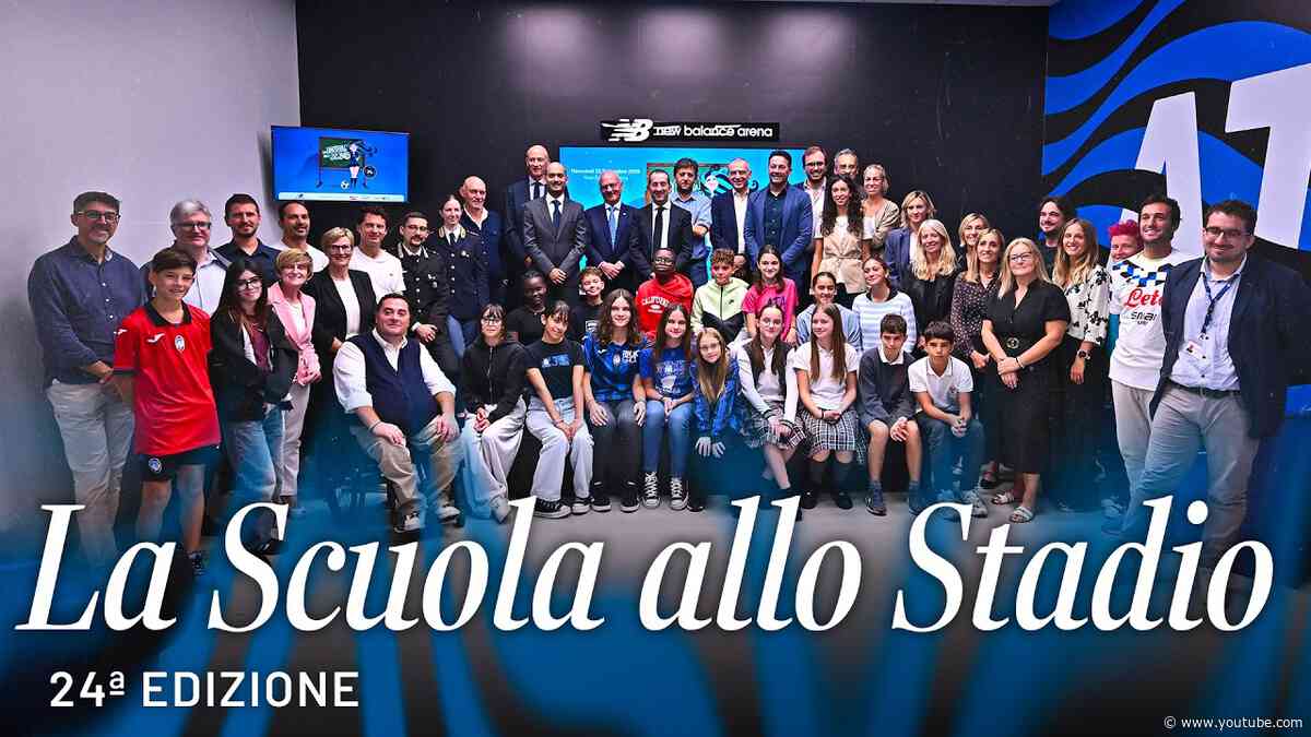 "La Scuola allo Stadio": presentata la XXIV edizione -ENG SUBs