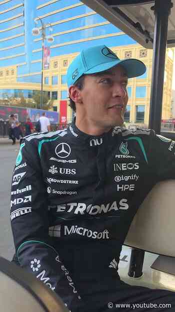 Can't wipe the smile off his face 😍 Incredible lap, George! #f1 #mercedesf1 #georgerussell