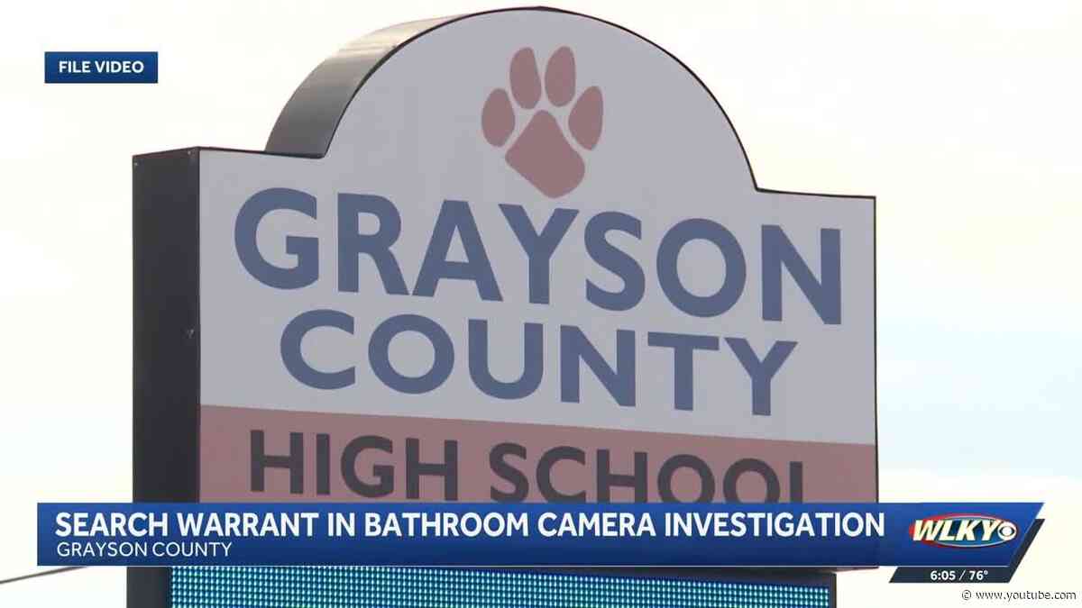 Police serve search warrant after camera found in Grayson County High School bathroom