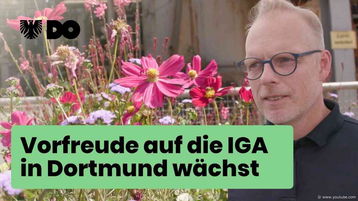 Die Vorfreude auf die IGA in Dortmund wächst - Zukunftsgarten blüht immer mehr auf