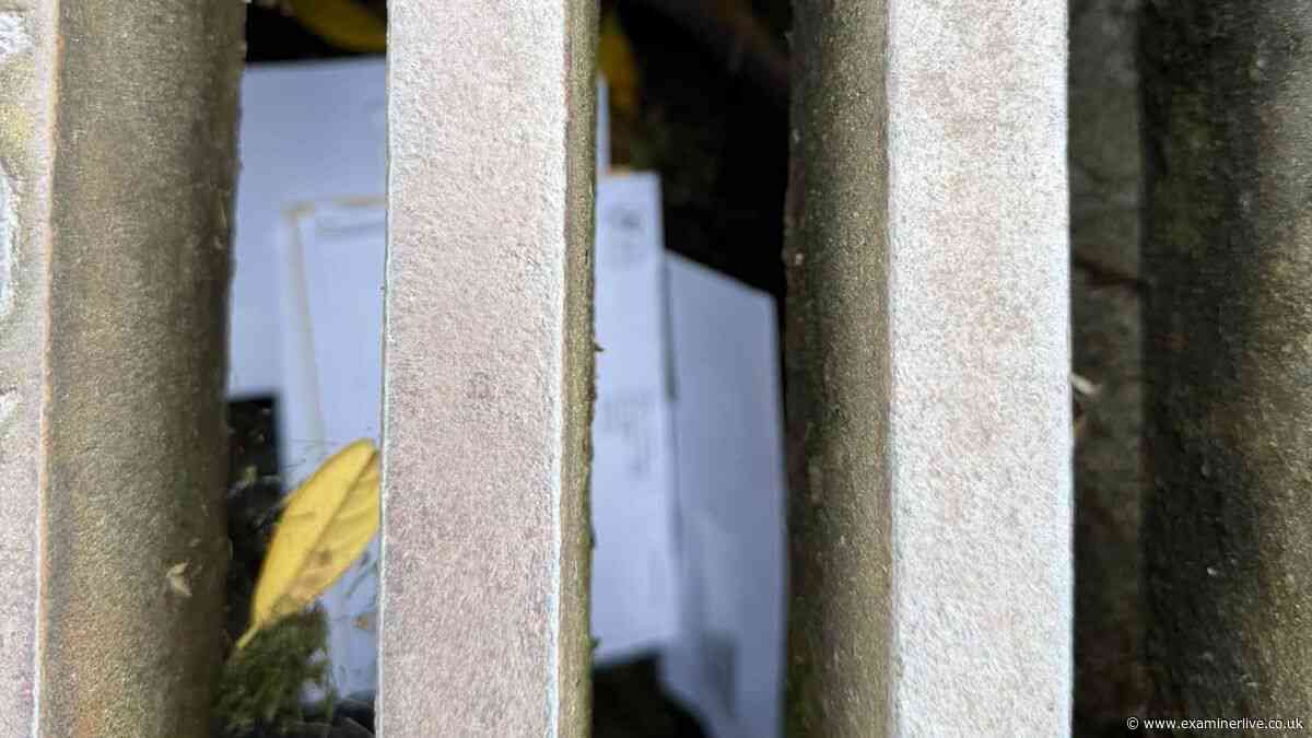 Halifax woman's shock as letters and parcel dumped in drain with Royal Mail investigating