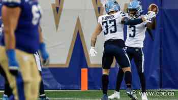 Kicking game kills Winnipeg Blue Bombers in last-minute loss to Toronto Argonauts