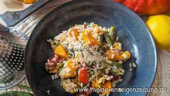 Herbstliebling mit Twist: Kürbis-Risotto mit grünen Bohnen