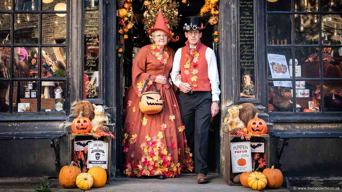The cosy autumnal village with cobbled streets, dark history and Halloween draw