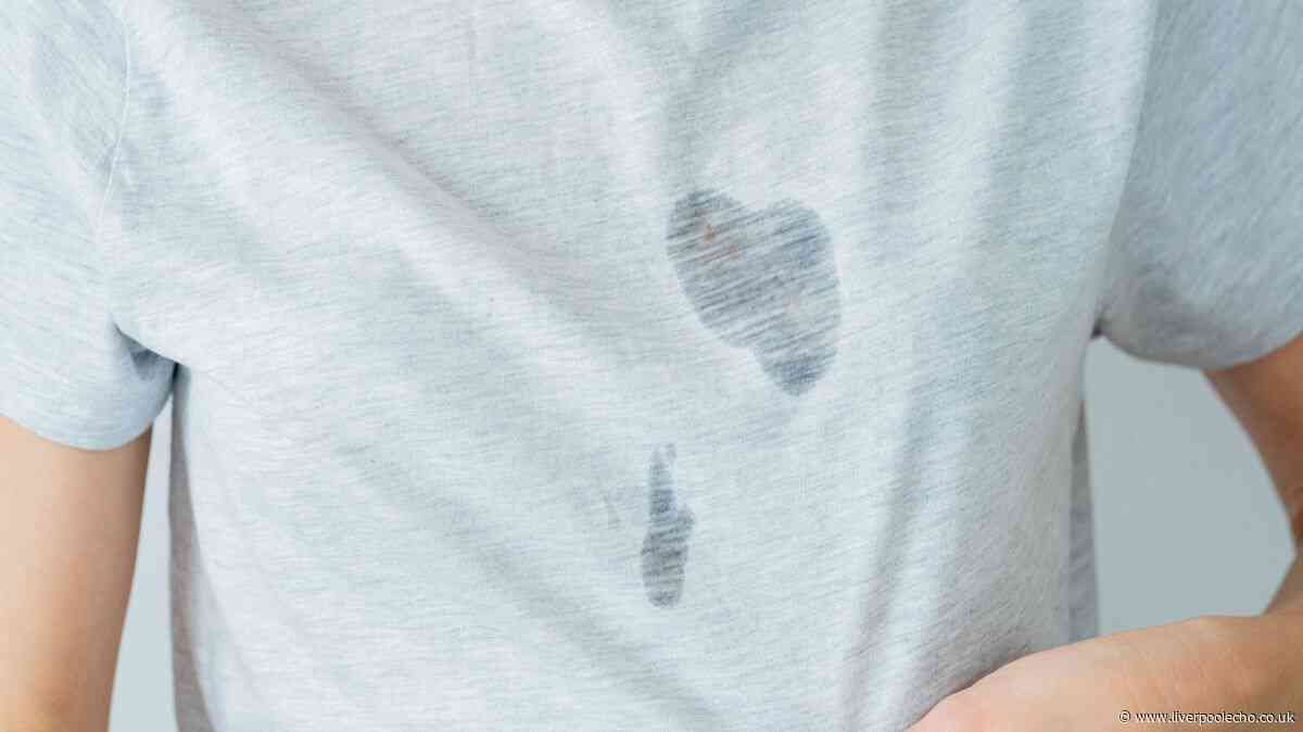 Remove tough oil stains by covering in 2 common household items before washing