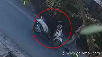 Chilling moment Aussie tourist, 74, is left injured after alleged bag-snatching attempt in Bali