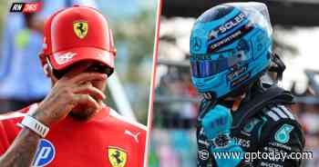 Lewis Hamilton 'pain in the ass' as George Russell sets three-year high