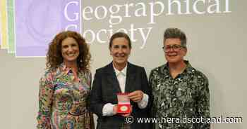 Kirsty Wark honoured with inaugural Royal Scottish Geographical Society medal