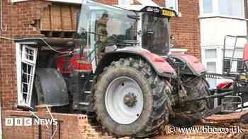 Man rammed tractor into house in grave attack feud