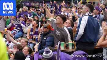 Fans ride wave of grand final across Fremantle