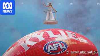 The biggest moments of Kylie Minogue's AFL grand final show