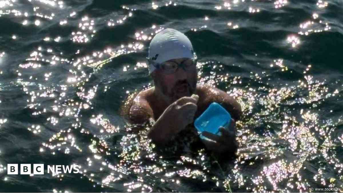 'I swam the Channel fuelled by Battenberg and tinned peaches'