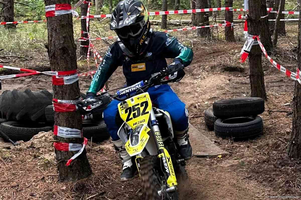 Naturtalent: Enduro-Pilot aus dem Erzgebirge wird Vizemeister