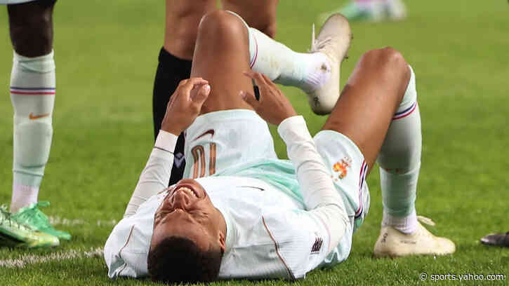 Kylian Mbappe injured scoring France winner as Zinedine Zidane provides worrying update: ‘It’s not good’