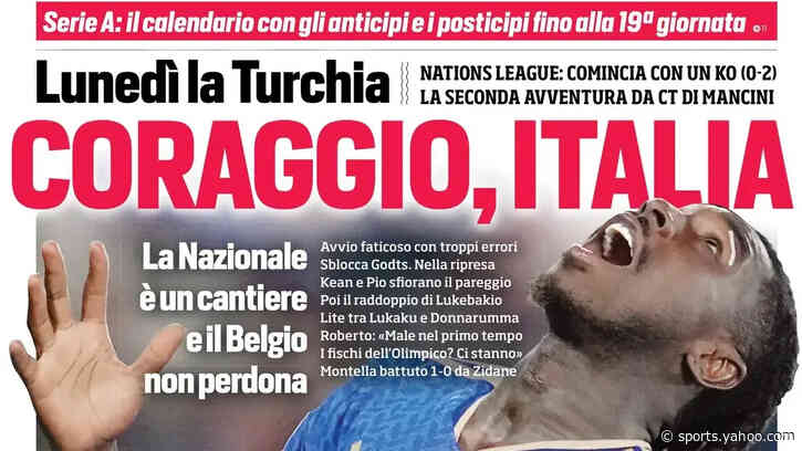 Today’s Papers: Mancini’s second era starts badly, Italy stayed in Zenica
