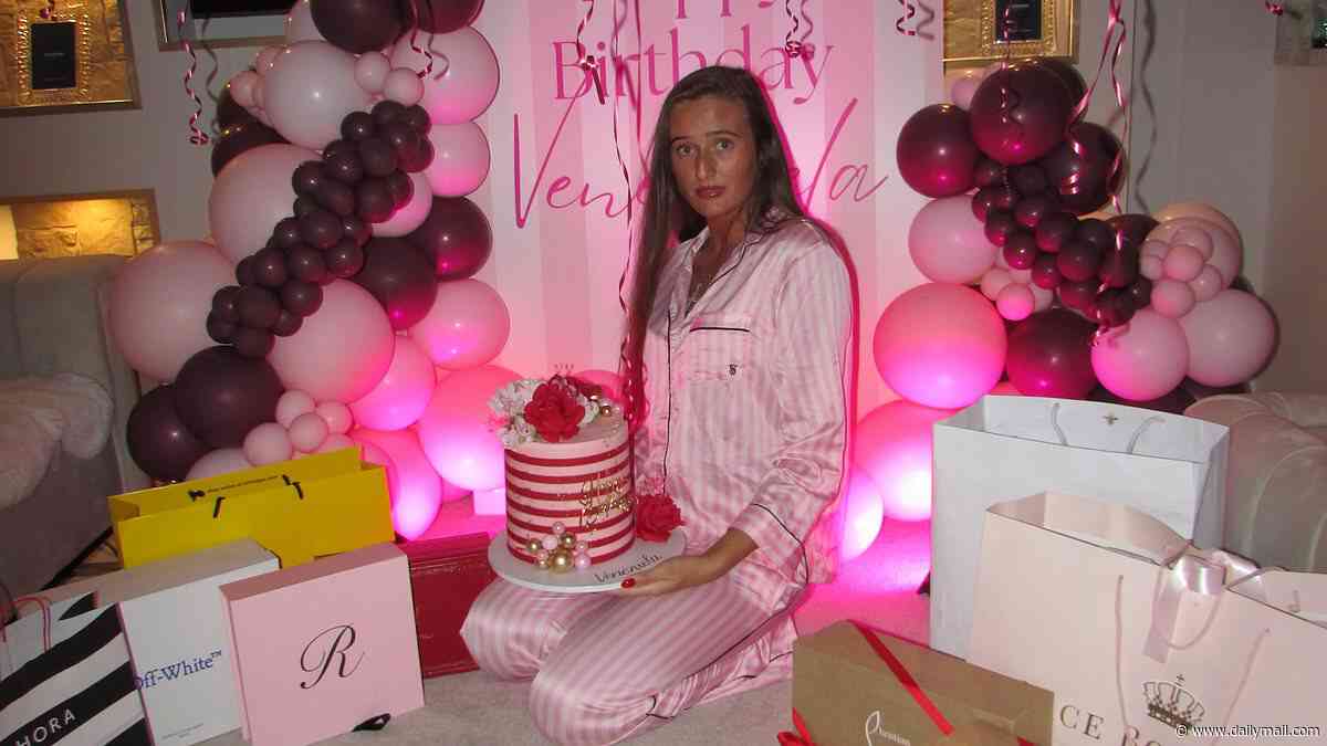 Venezuela Fury kicks off 17th birthday celebrations as she shows off lavish designer gifts while new husband Noah Price pens sweet message
