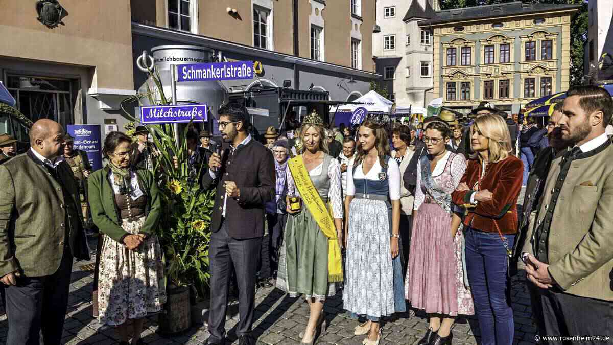 Schmankerlstraße zieht Tausende auf den Rosenheimer Ludwigsplatz: Was alles geboten war