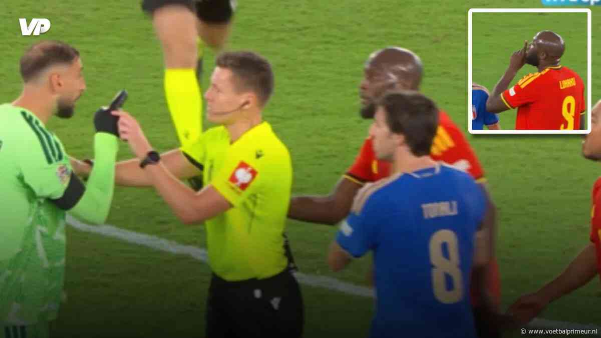 Opmerkelijk: Lukaku en Donnarumma provoceren elkaar na laatste fluitsignaal
