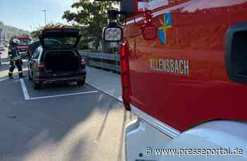 FW Allensbach: B1 PKW innerorts