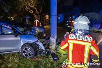 Nächtlicher Unfall sorgt für Sperrung in Aue-Bad Schlema