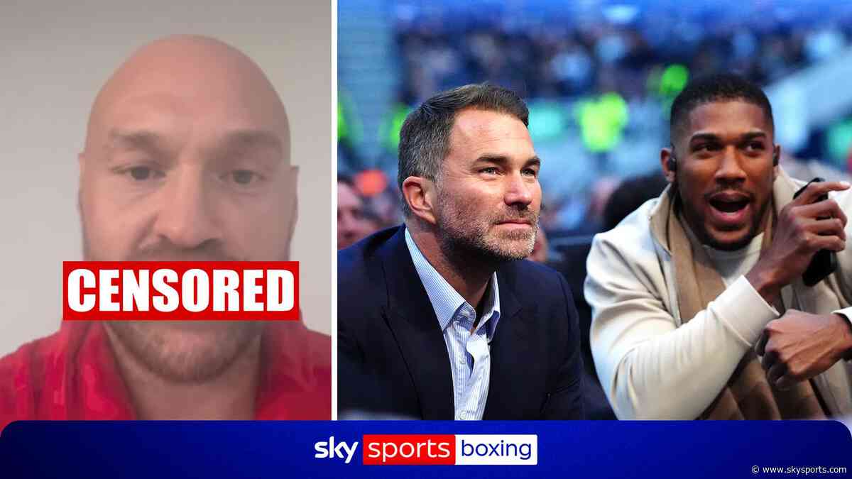 Fury says AJ and Hearn want OUT of big boxing clash