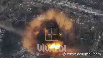 Ukraine bomber drones drop ground robots behind Russian lines to kill or injure 3,000 enemy troops in groundbreaking 'safari' mission.